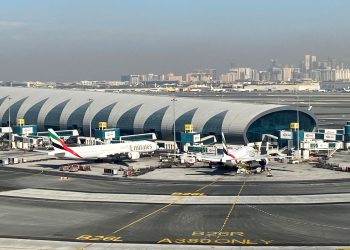 FILE PHOTO: Emirates planes are seen on the tarmac in a general view of Dubai International Airport in Dubai, United Arab Emirates January 13, 2021. REUTERS/Abdel Hadi Ramahi/File Photo