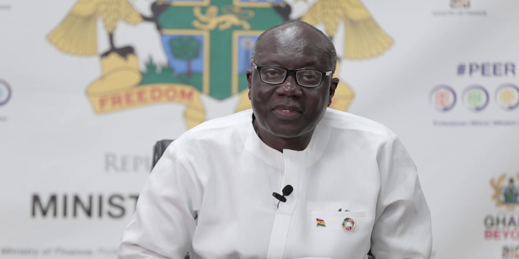 Finance Minister, Ken Ofori-Atta announcing the debt exchange programme on Sunday, December 4, 2022