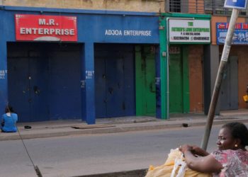 View of shops closed by the traders in protest of Ghana's worsening economic conditions in Accra, Ghana October 19, 2022. REUTERS/Francis Kokoroko - RC2G4X9B31JO