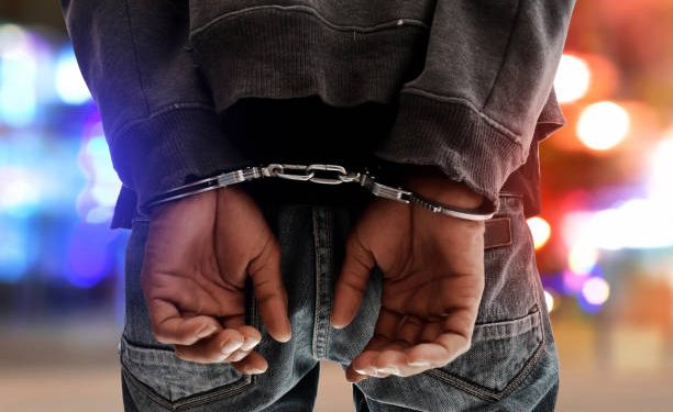 Man in handcuffs