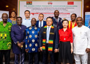 The dignitaries at the 62nd signing ceremony of the treaty of friendship between Ghana and China