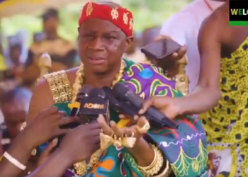 Nana Akwasi Bosompra I, Paramount Chief of the Goaso Traditional Area in the Ahafo region