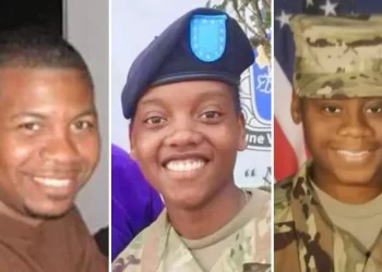 Sergeant William Jerome Rivers, 46, Specialist Kennedy Ladon Sanders, 24 and Specialist Breonna Alexsondria Moffett, 23