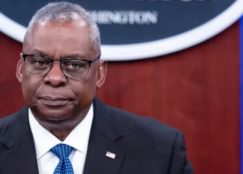 Secretary of Defense Lloyd Austin makes remarks at a virtual Ukraine Defense Contact Group (UDCG) meeting, Wednesday, Nov. 22, 2023, at the Pentagon in Washington.