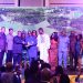 Managing Director for Labadi Beach Hotel Mr. David Eduaful and his team receiving the awards.