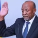 President Nangolo Mbumba took the oath of office hours after announcing the death of his predecessor