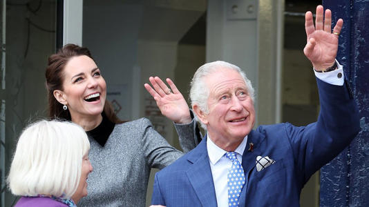 The King, seen here with the princess at a 2022 event, says he and Queen Camilla will "continue to offer their love and support to the whole family"