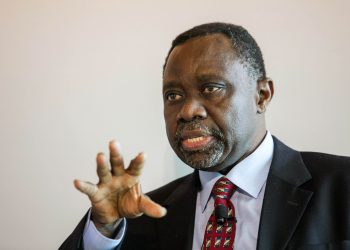 K.Y. Amoako, founder and president of African Center, speaks during a forum on African energy and innovation at the Newseum in Washington, D.C., U.S., on Monday, Aug. 4, 2014. A two-decade surge in growth in Africa suggests the poorest continent is starting to come to grips with its challenges and has raised the prospect of the "African lions" emulating the "Asian tiger" economies in the 21st century. Photographer: Drew Angerer/Bloomberg via Getty Images