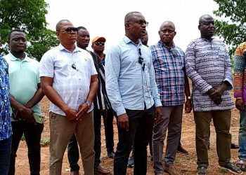Minority Members on the Pwalugu Dam site