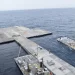 The aid will be collected from a floating base before being transported to Gaza