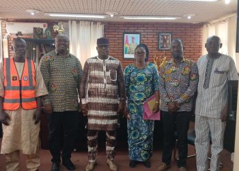 Group Picture with the Director General of CBC (third from left) and his Team