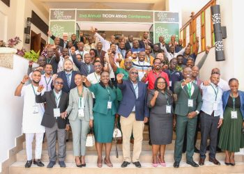 Prof. Fred McBagonluri (middle in the front row) in a picture with some of the participants