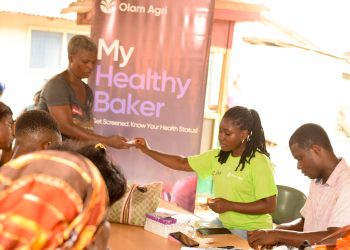 Bakers in Takoradi receive thorough health Screening.