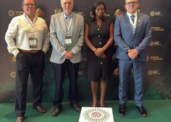 Signature of the MOU between Dynacor and Ansong Askew Ltd. at the Mining in Motion summit in Accra