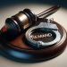 Court gavel and handcuff