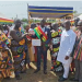 Fuseini Iddrisu, Overall Best Farmer for the Effia-Kwesimintsim Municipality in Sash flanked by family