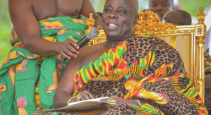 Overlord of the Akyem Abuakwa Traditional Area, Amotia Ofori Panin,