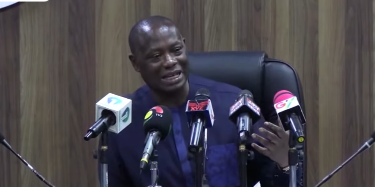 Minister for Lands and Natural Resources, Emmanuel Armah-Kofi Buah