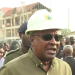 President John Dramani Mahama speaking after inspecting the road.