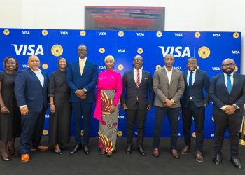 From Left-Right: Irene Auma, Head of Risk Sub-Saharan Africa Visa, Adam Clark, Vice President Applied Cryptography, Visa
Clara B. Arthur CEO GhiPSS, Owureku Asare, Ag. Head of Fintech & Innovation Bank of Ghana, Aminata Kane Senior Vice President/Group Country Manager West & Central Africa Visa, Daniel S. Klu, Ag. Head of Information Security, Bank of Ghana
Abdul-Razak Baba, Deputy CEO  GIPC, Fabrice Konan, Country Manager Visa Ghana, Chidozie Arinze, Senior Director & Head of Government Affairs, West & Central Africa Visa