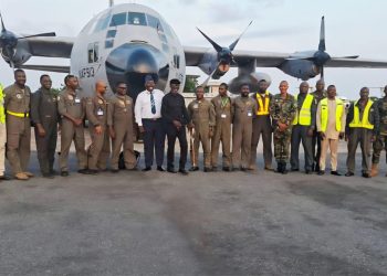 Nigerian aircraft  arrives in Ghana