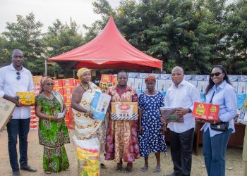 North Tongu MP with constituents