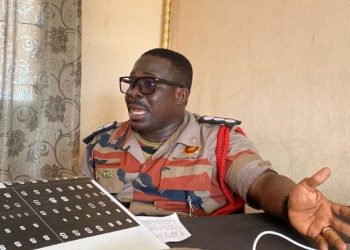 Divisional Officer II (DO II) Ebenezer Yenzu, Tema Regional Public Relations Officer of the GNFS.