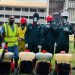 Kumasi Technical Institute, PTA members with team tasked to do the fumigation.