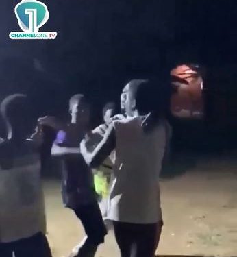 Student of Kade SHTS assaulting teacher