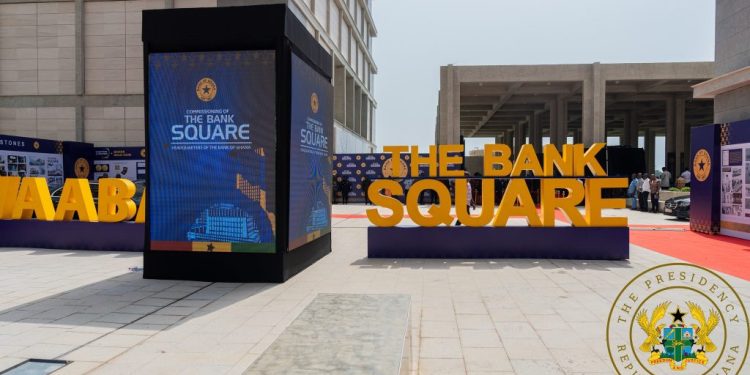 The Bank Square, the headquarters of the Bank of Ghana