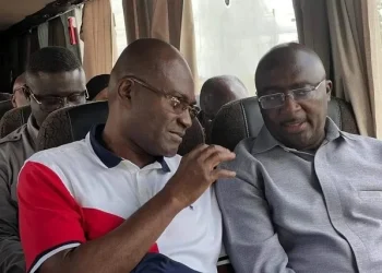 Kennedy Agyapong (left) and Dr. Mahamudu Bawumia (right)