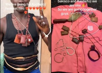 The students reportedly are wearing the items for fortification