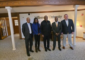 Ghana’s Ambassador to the United States of America, Victor Emmanuel Smith [3rd from left]
