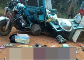The accident scene