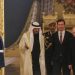Russian President Vladimir Putin welcomes the UAE president Sheikh Mohamed bin Zayed Al Nahyan
