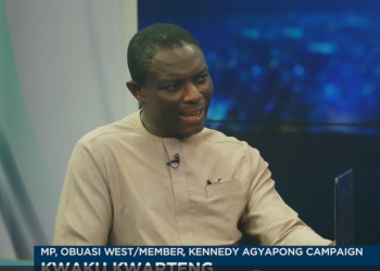 Kwaku Kwarteng, MP for Obuasi West and member of the Kennedy Agyapong campaign team