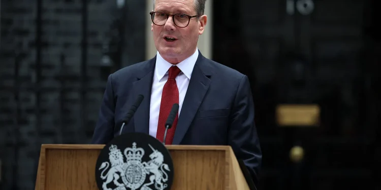 British Prime Minister Keir Starmer