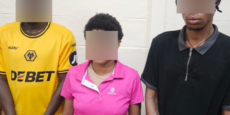 The arrested suspects