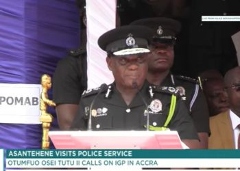 Inspector-General of Police (IGP), Christian Tetteh Yohuno