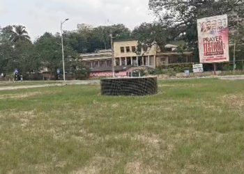 Site where Former President Nana Akufo Addo's statue was erected