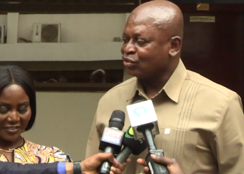 Minister of Transport, Joseph Nikpe Bukari