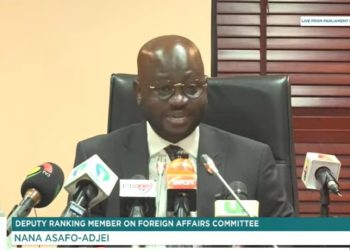 Deputy Ranking Member on Parliament’s Foreign Affairs Committee, Nana Asafo-Adjei