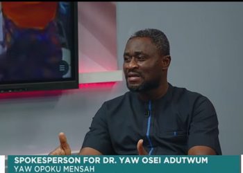 Yaw Opoku Mensah, spokesperson for Dr. Yaw Osei Adutwum’s campaign
