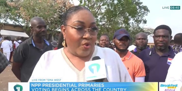 Former Tema West MP and former DACF Administrator, Irene Naa Torshie Addo