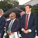 Israeli Ambassador to Ghana; Roey Gilad (left), UN Resident Coordinator in Ghana; Zia Choudhury (middle), German Ambassador to Ghana; Frederik Landshöft (right)