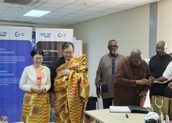 Japanese government with officials from Ghana's Energy Ministry