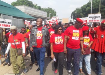 Arise Ghana Picketing US Embassy in Accra