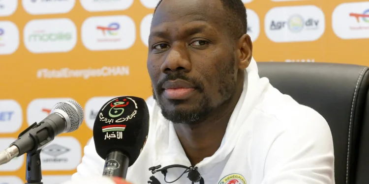Senegal head coach Pape Thiaw