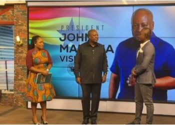 Ghana Broadcasting Corporation (GBC) Officials with President John Dramani Mahama