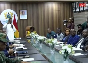 Vice President Jane Naana Opoku-Agyemang visits Lands Ministry